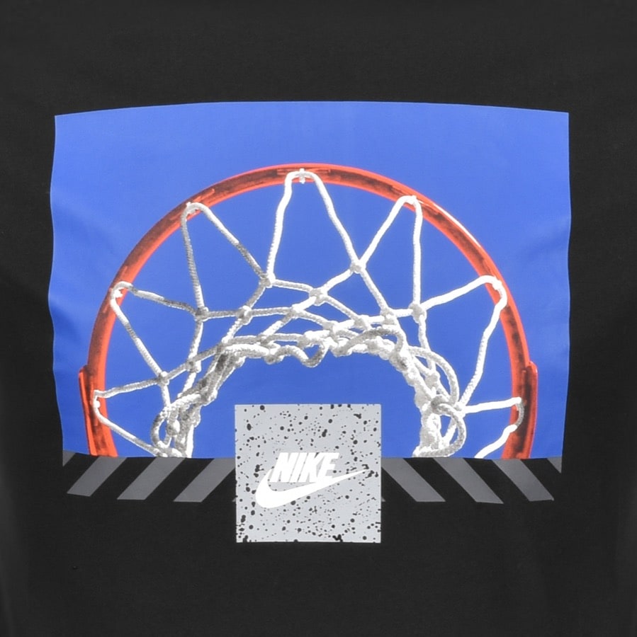 Alternative Image for ProductNike Logo Crew Neck T Shirt Black3